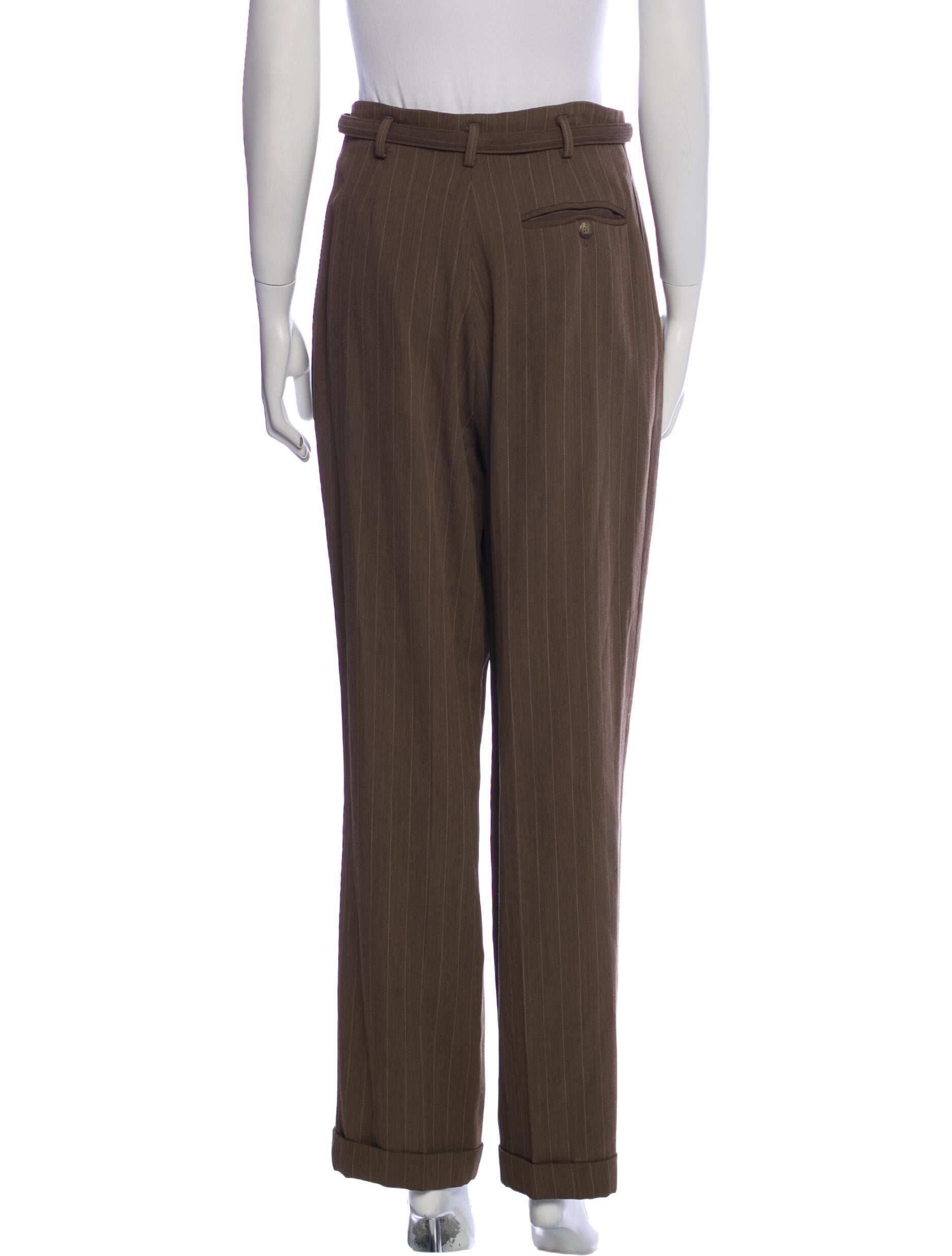 Ralph Lauren Collection Wool Wide Leg Pants